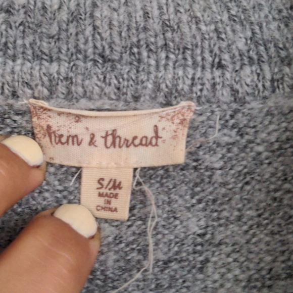 ROOLEE (hem and thread) Grey coat/cardigan - Picture 2 of 3